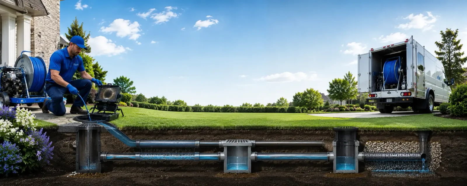 Outdoor drain cleaning information for Melrose, NM
